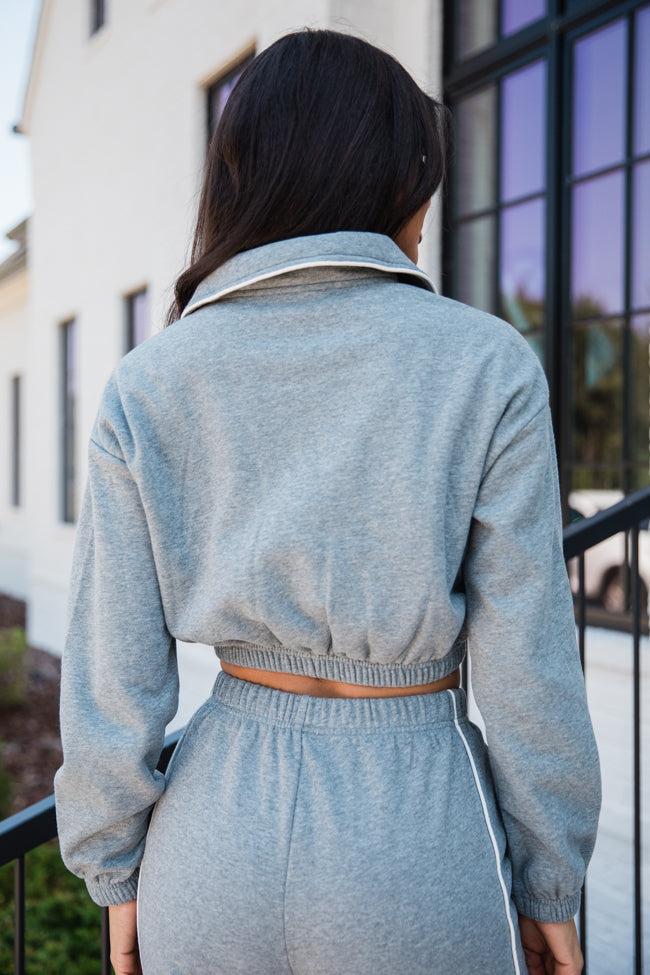 One To Beat Charcoal Varsity Style Two Piece Set FINAL SALE Product Image