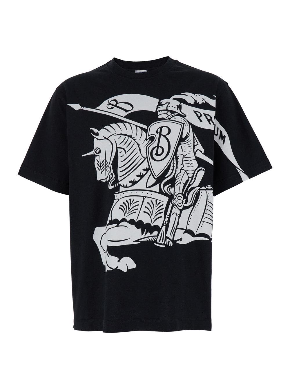 Equestrian Knight-print cotton T-shirt Product Image