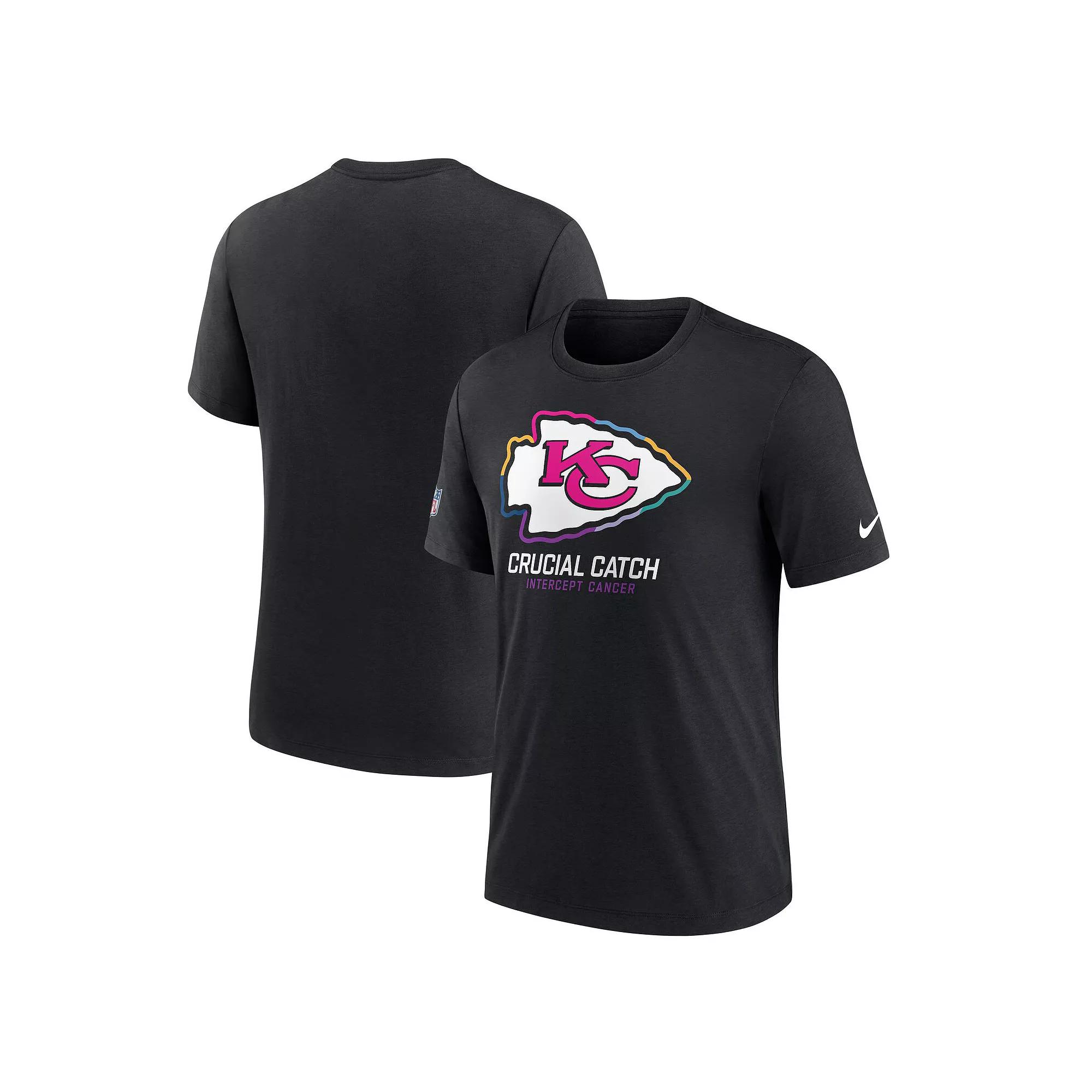 Men's Nike Black Kansas City Chiefs 2024 NFL Crucial Catch Big & Tall T-Shirt, Size: 4XLT Product Image