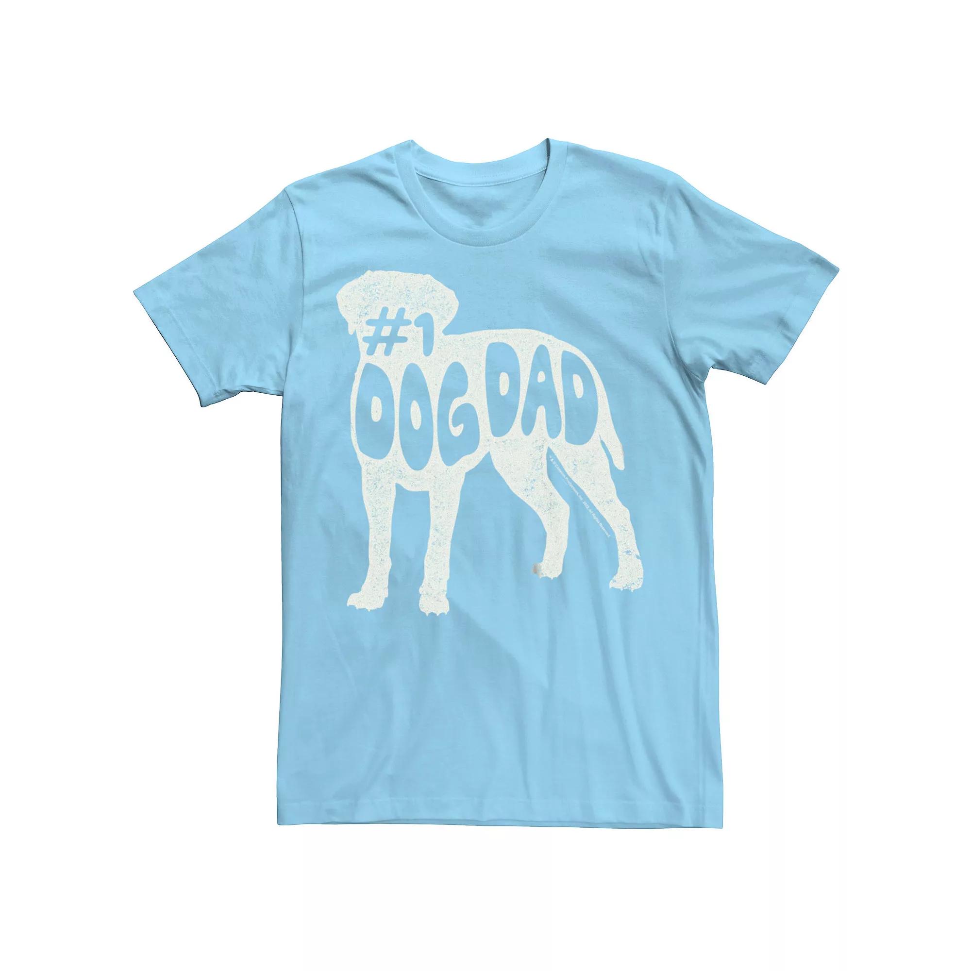 Men's Number 1 Dog Dad Graphic Tee,  Product Image