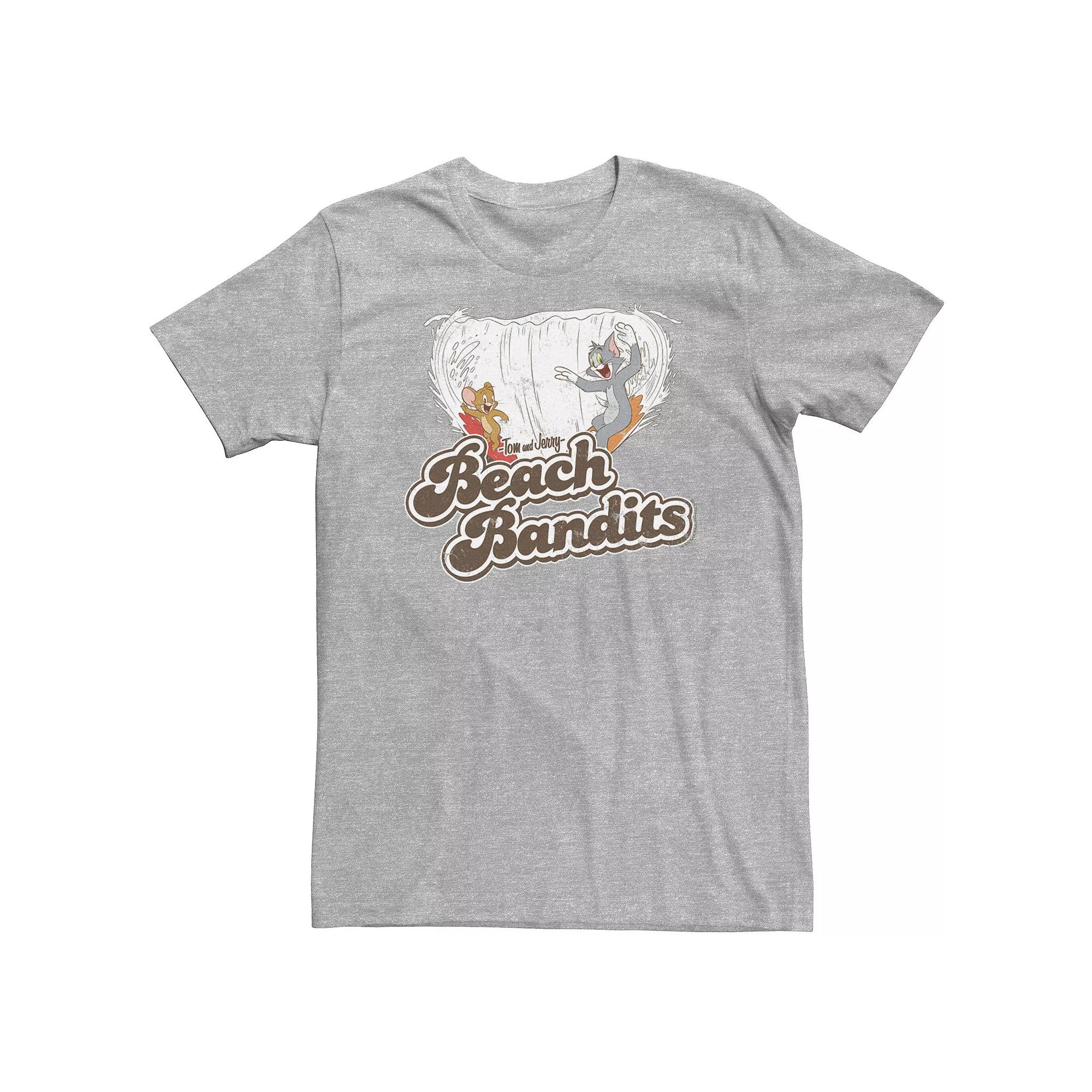 Big & Tall Tom & Jerry Beach Bandits Tee, Men's,  Product Image