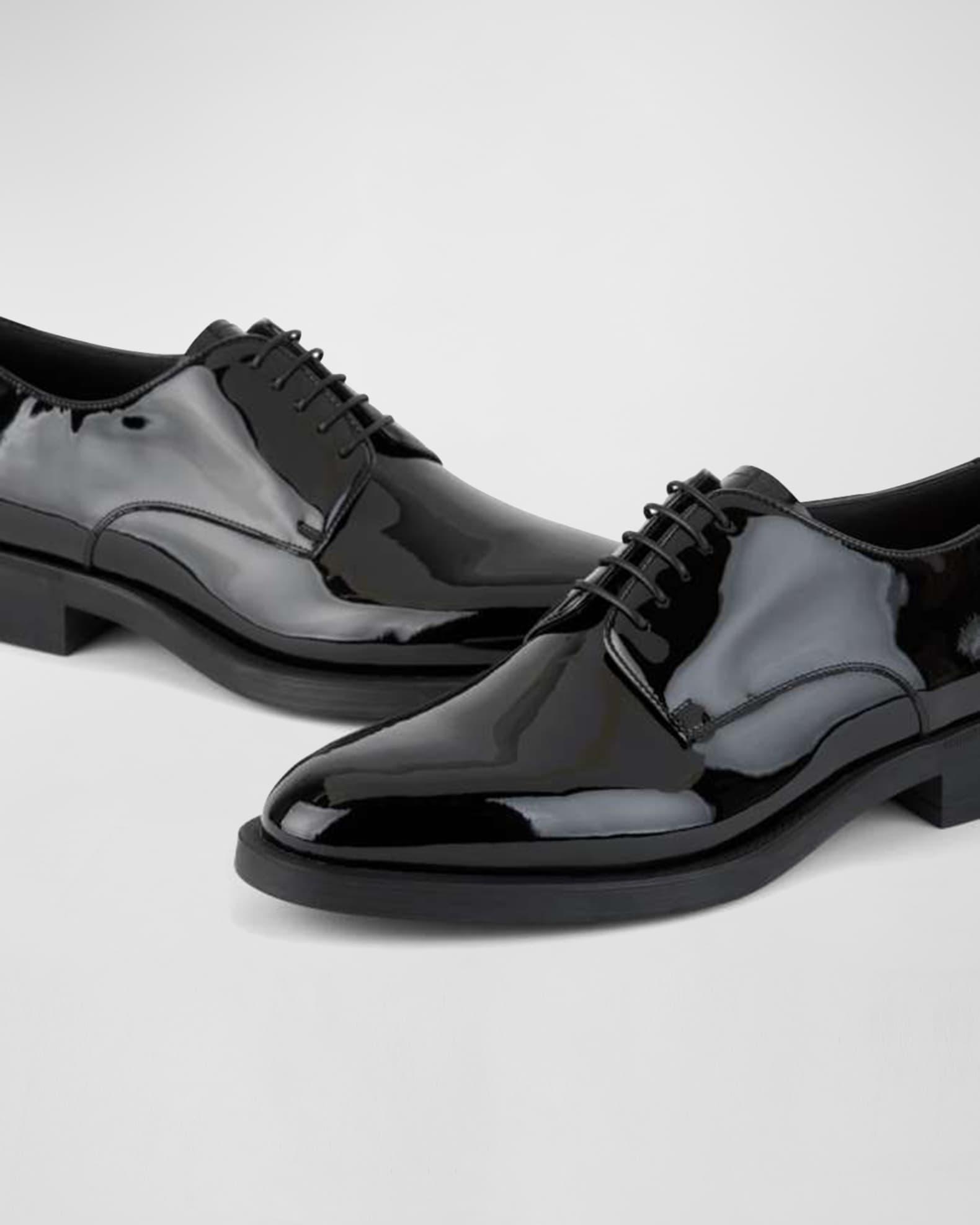 Men's Patent Leather Derby Shoes Product Image