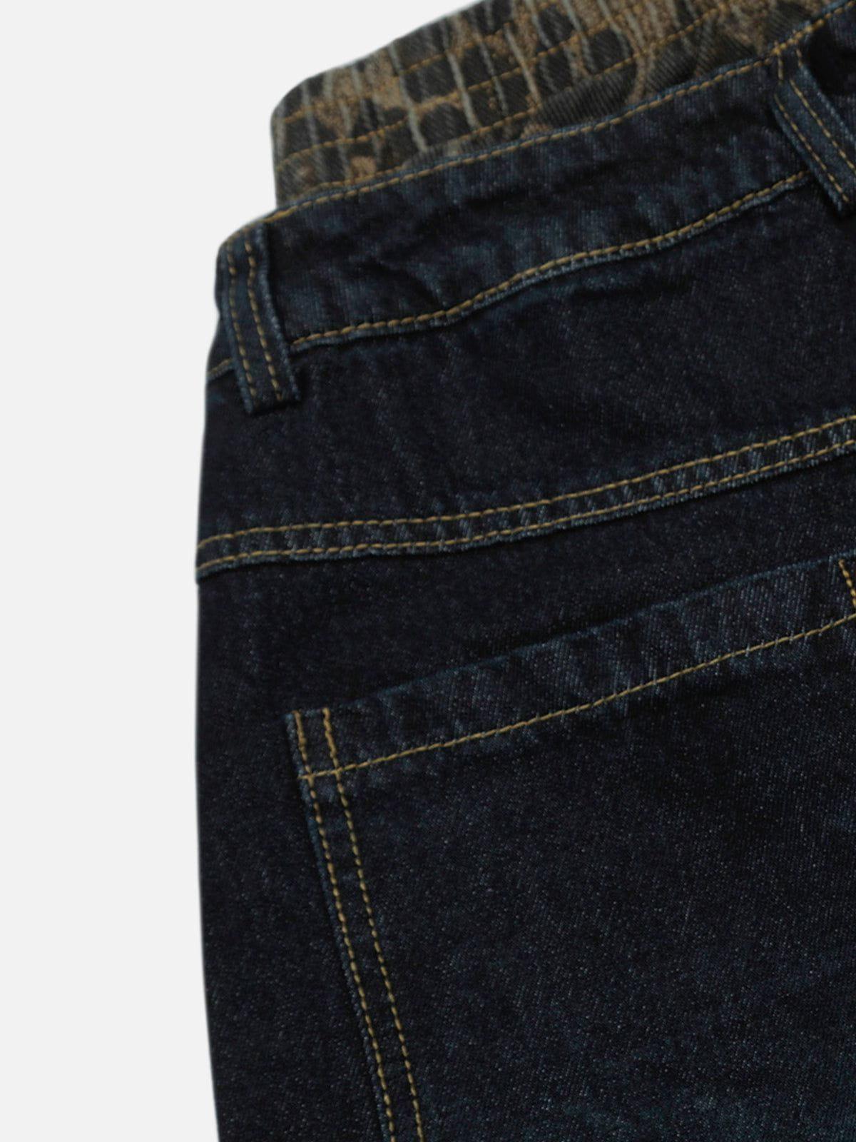 Aelfric Eden Camouflage Double Waist Longline Jorts Product Image