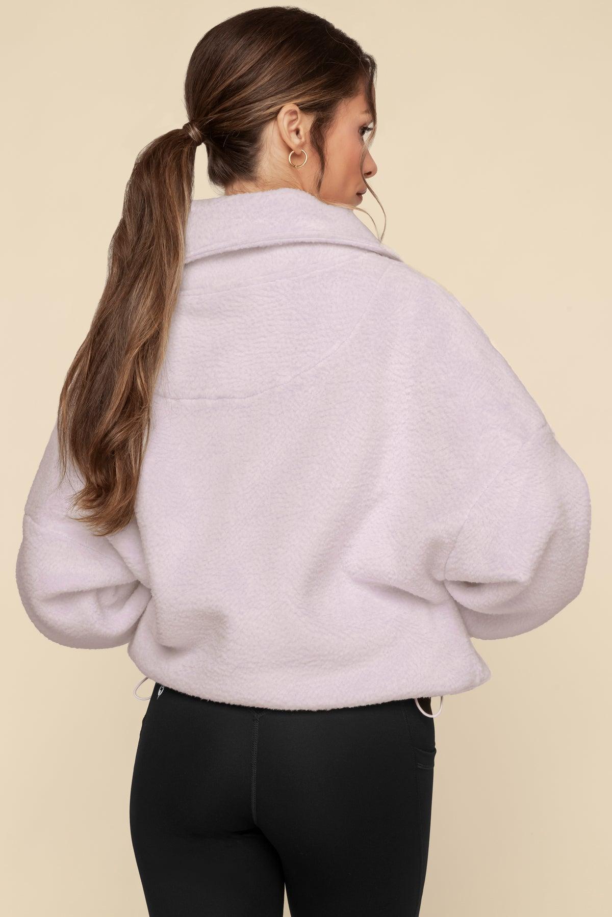 Big Hug Fleece Half Zip Sweater - Orchid Ice Product Image