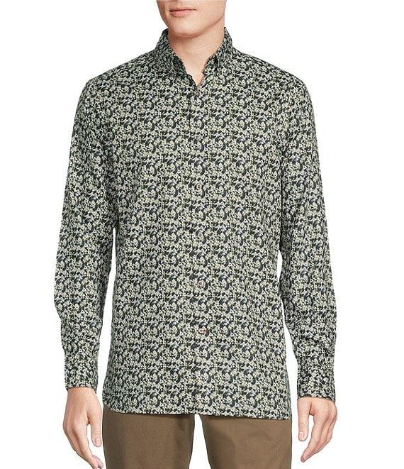 Cremieux Blue Label Printed Long Sleeve Woven Shirt Product Image