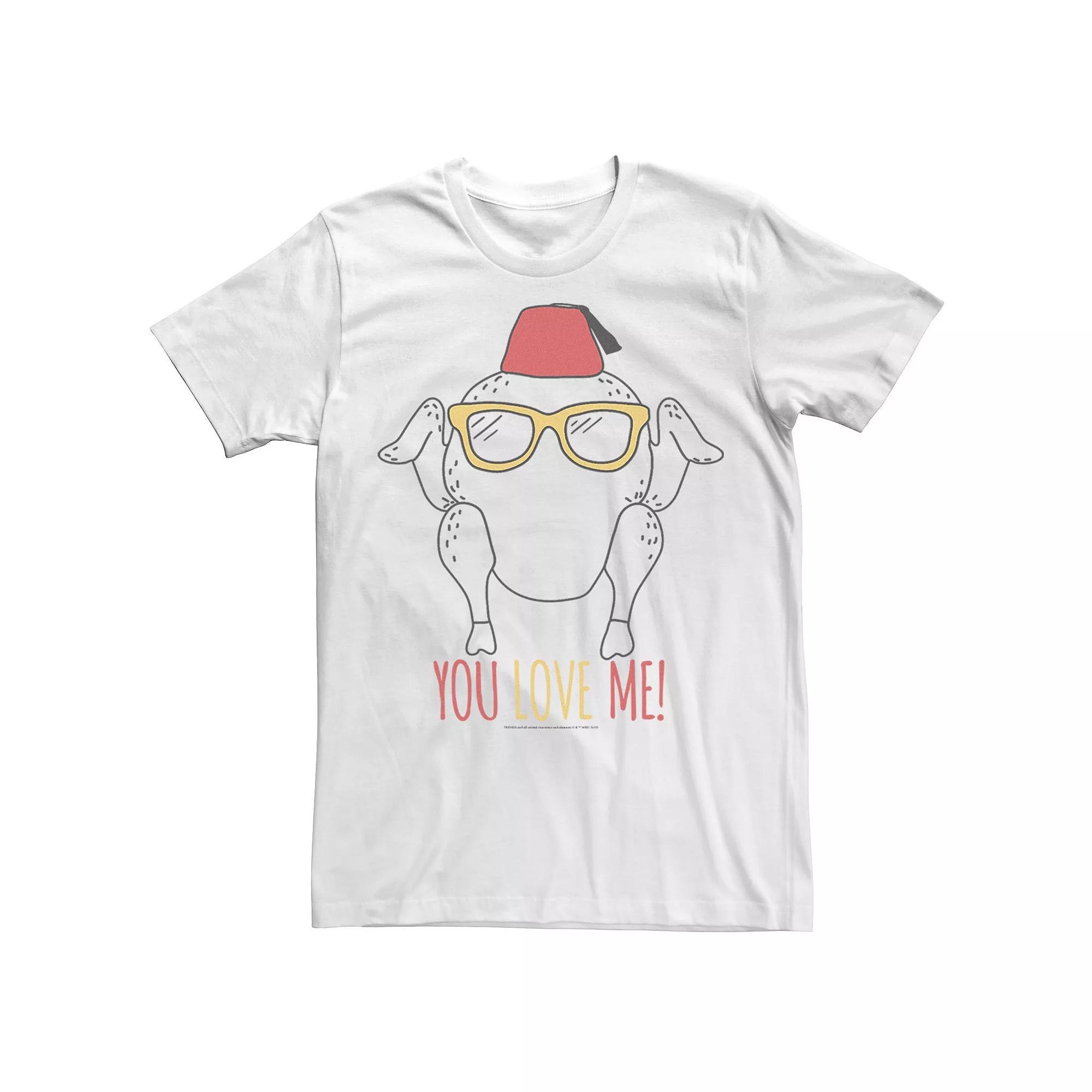 Big & Tall Friends TV Show Turkey "You Love Me!" Tee, Men's,  Product Image