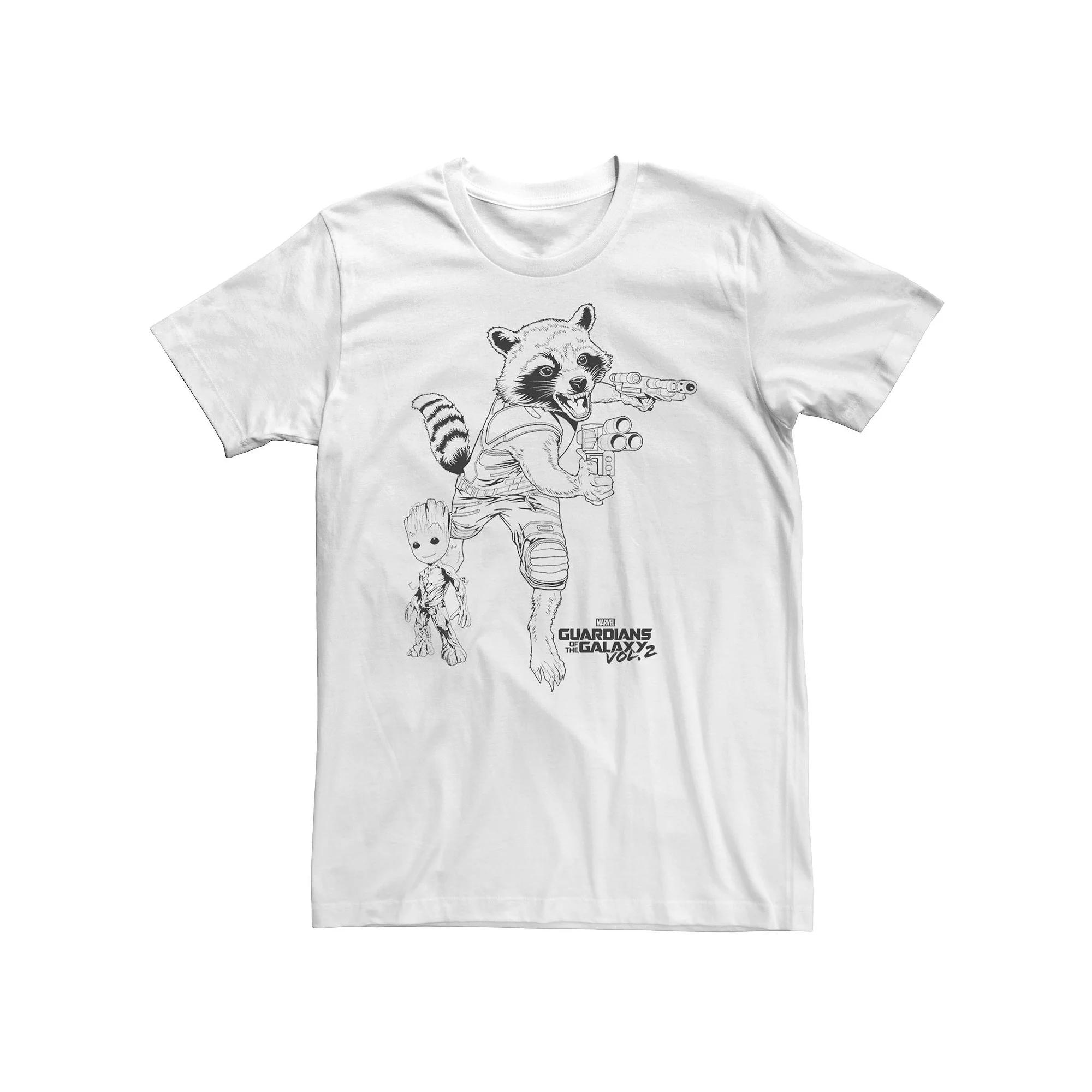 Big & Tall Marvel Guardians of the Galaxy Vol. 2 Best Friend Tee, Men's,  Product Image