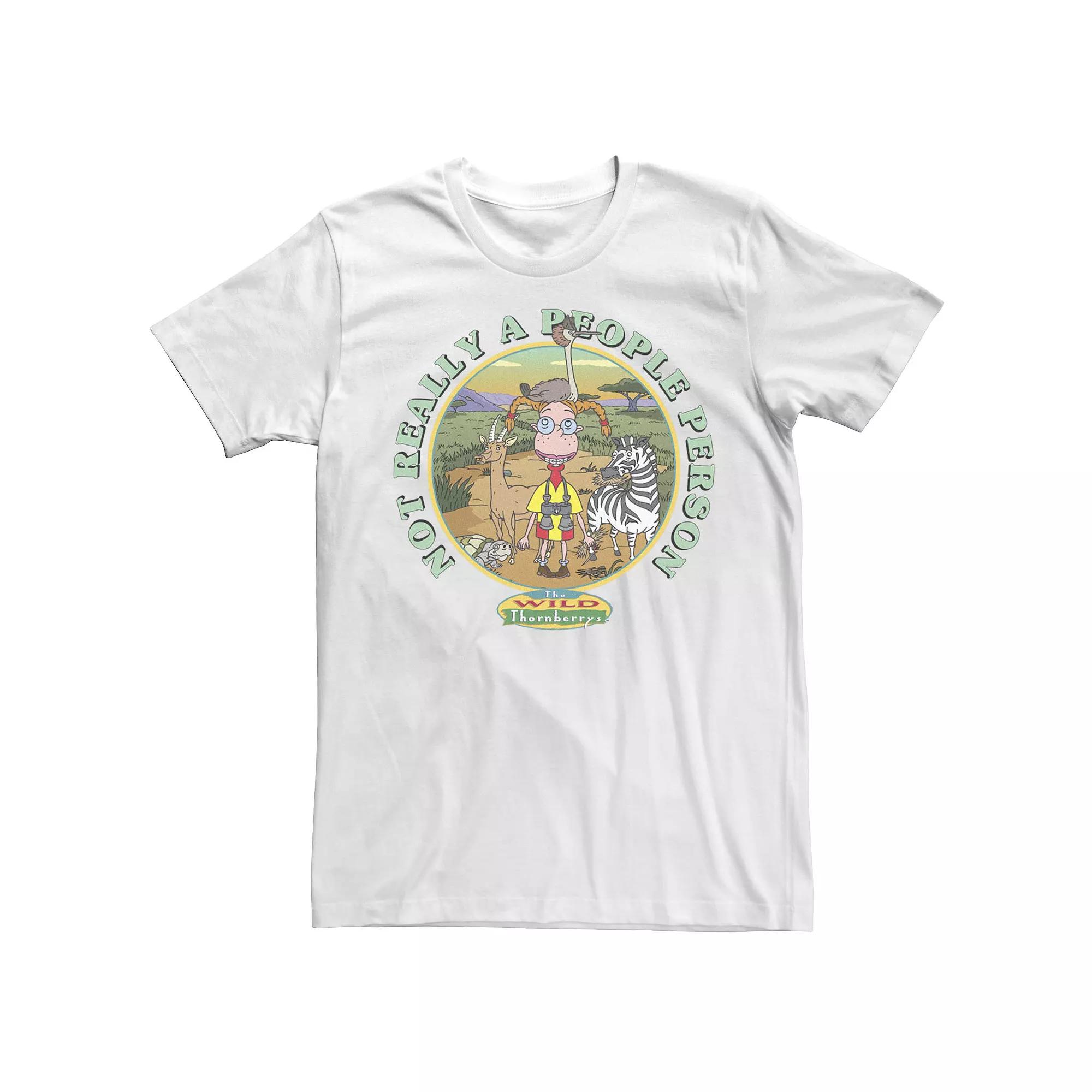 Men's Wild Thornberries Eliza Not Really A People Person Short Sleeve Tee,  Product Image