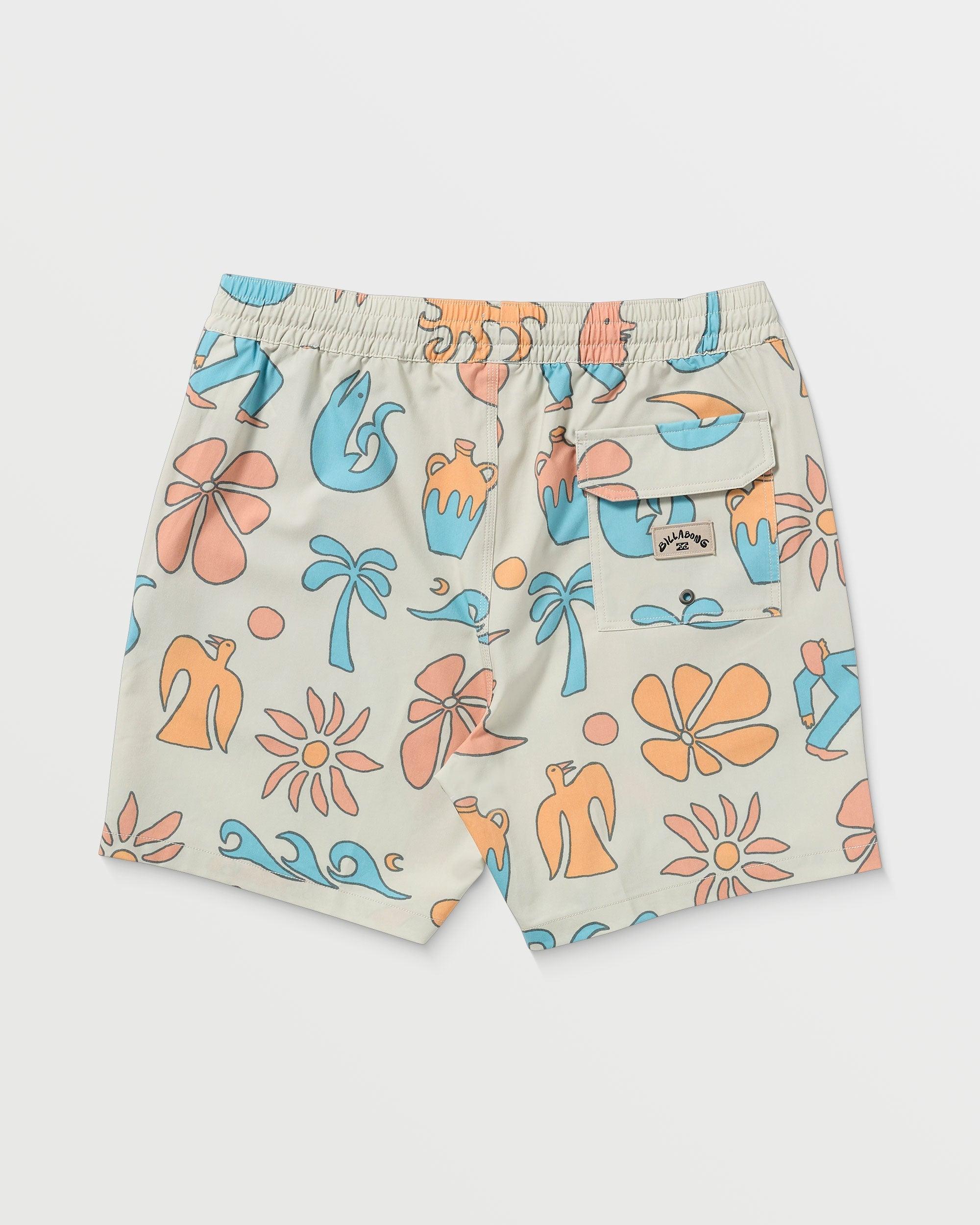 All Day Laybacks 16" Trunks - Mango Male Product Image