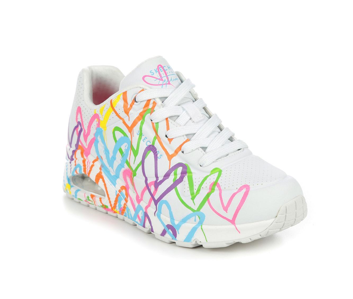 Women's Skechers Street Uno Highlight Love 177981 Wedge Sneakers Product Image