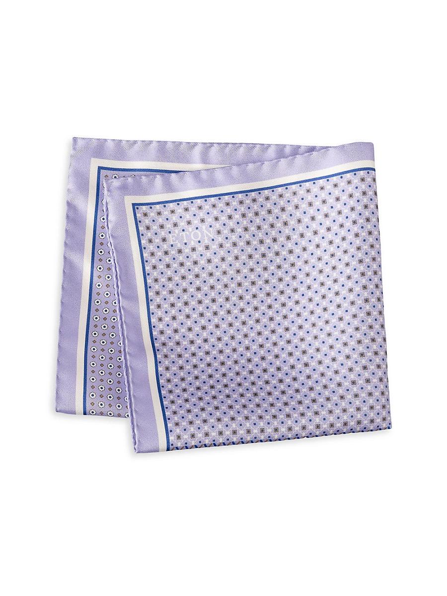 Mens Four-Side Silk Pocket Square Product Image