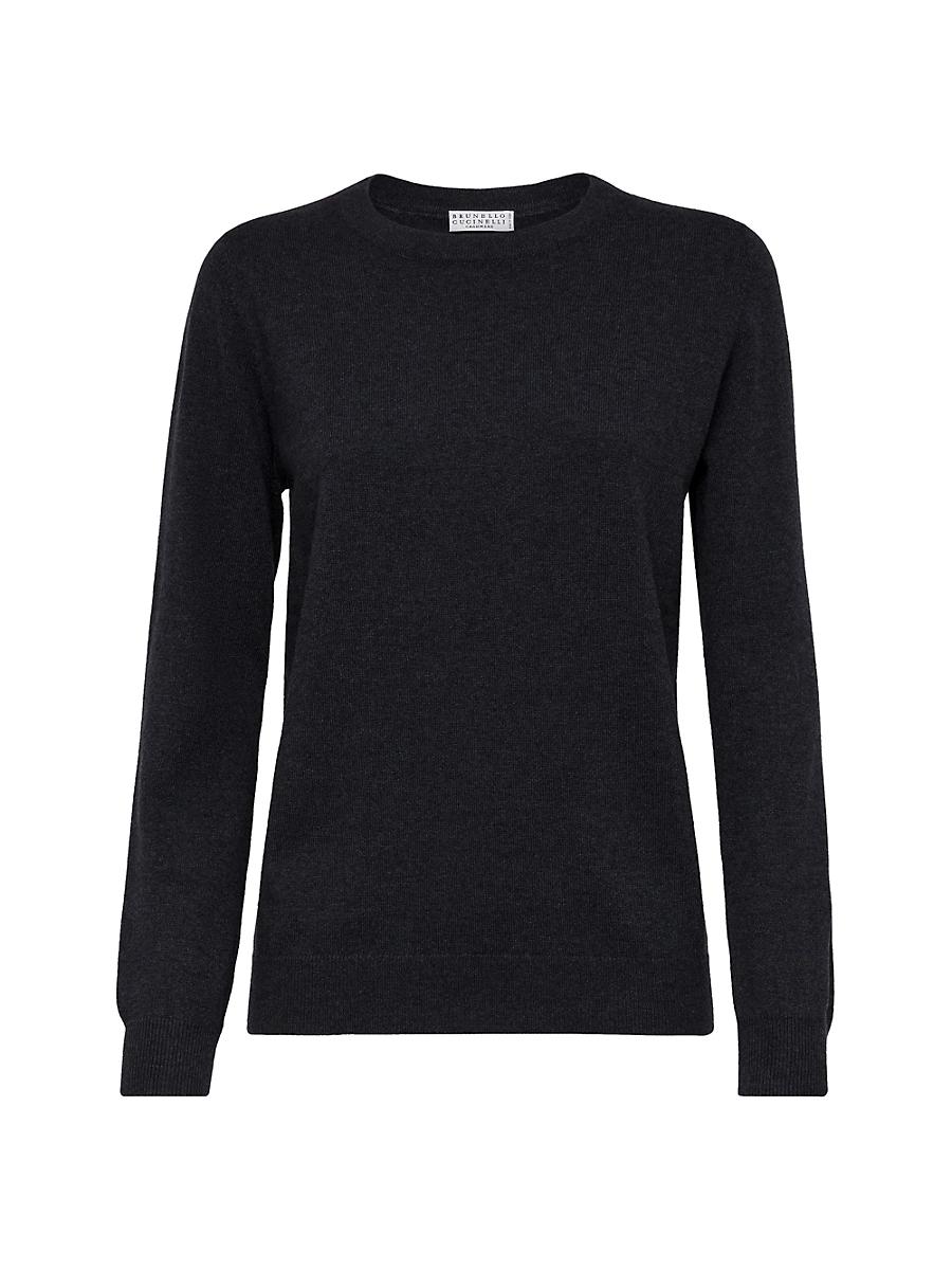 Womens Cashmere Sweater with Monili Product Image