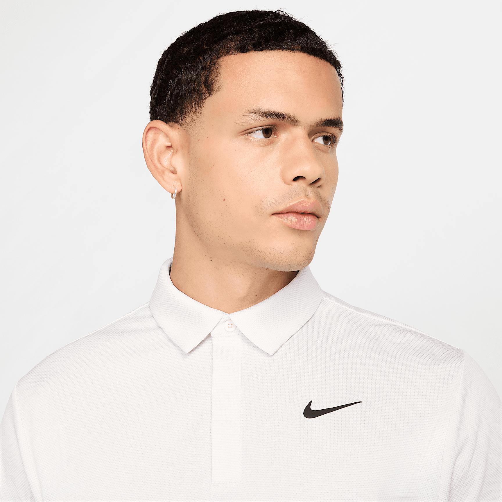 Nike Mens Tour Dri-FIT Jacquard Golf Polo | FZ7475-110 Product Image