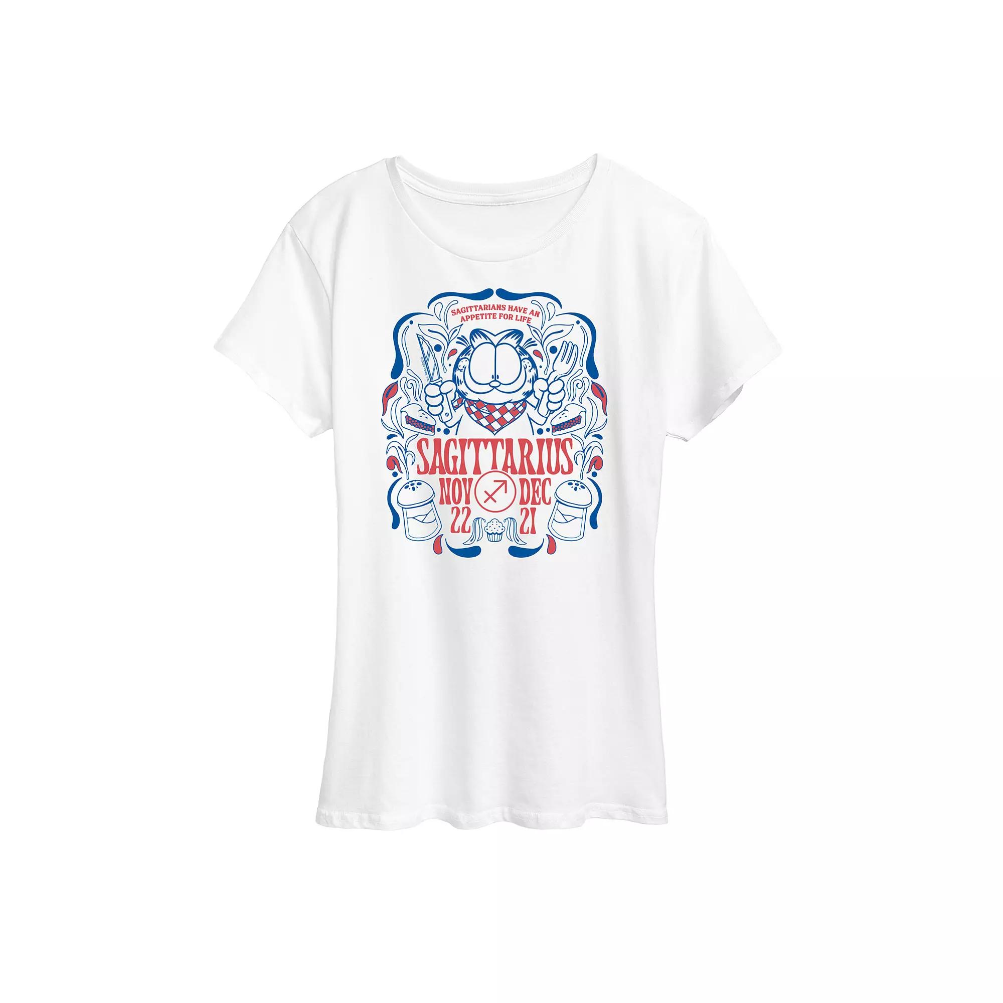 Plus Garfield Sagittarius Graphic Tee, Women's,  Product Image