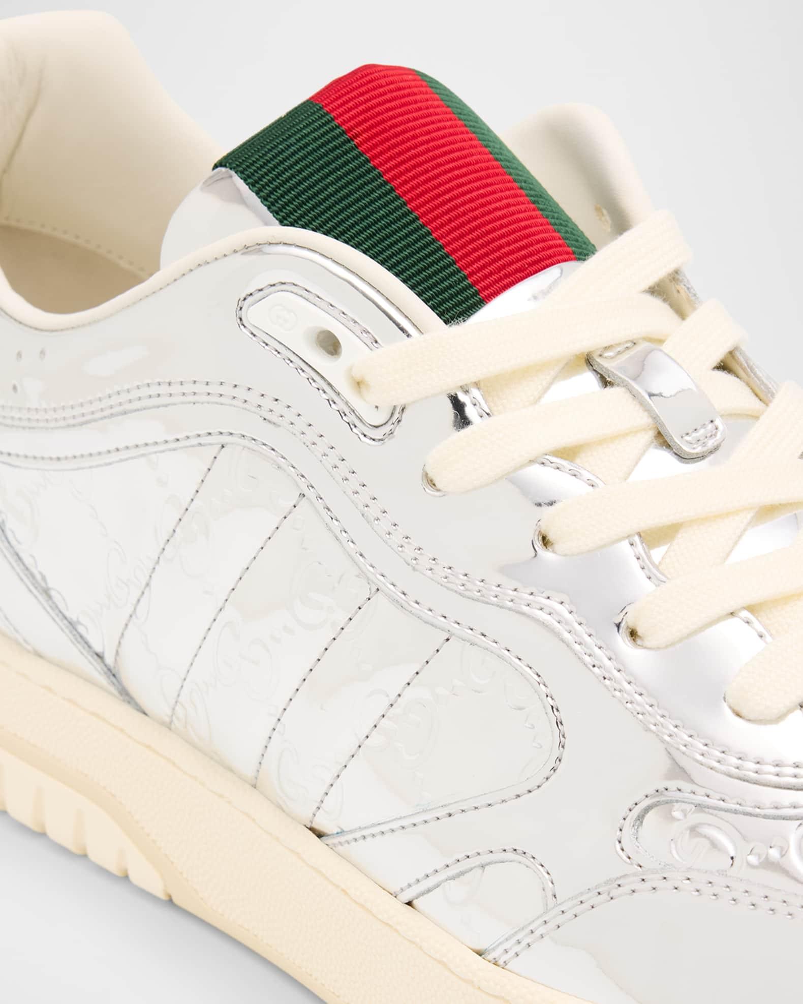 Men's Re-Web Mirror Leather Fashion Sneakers Product Image