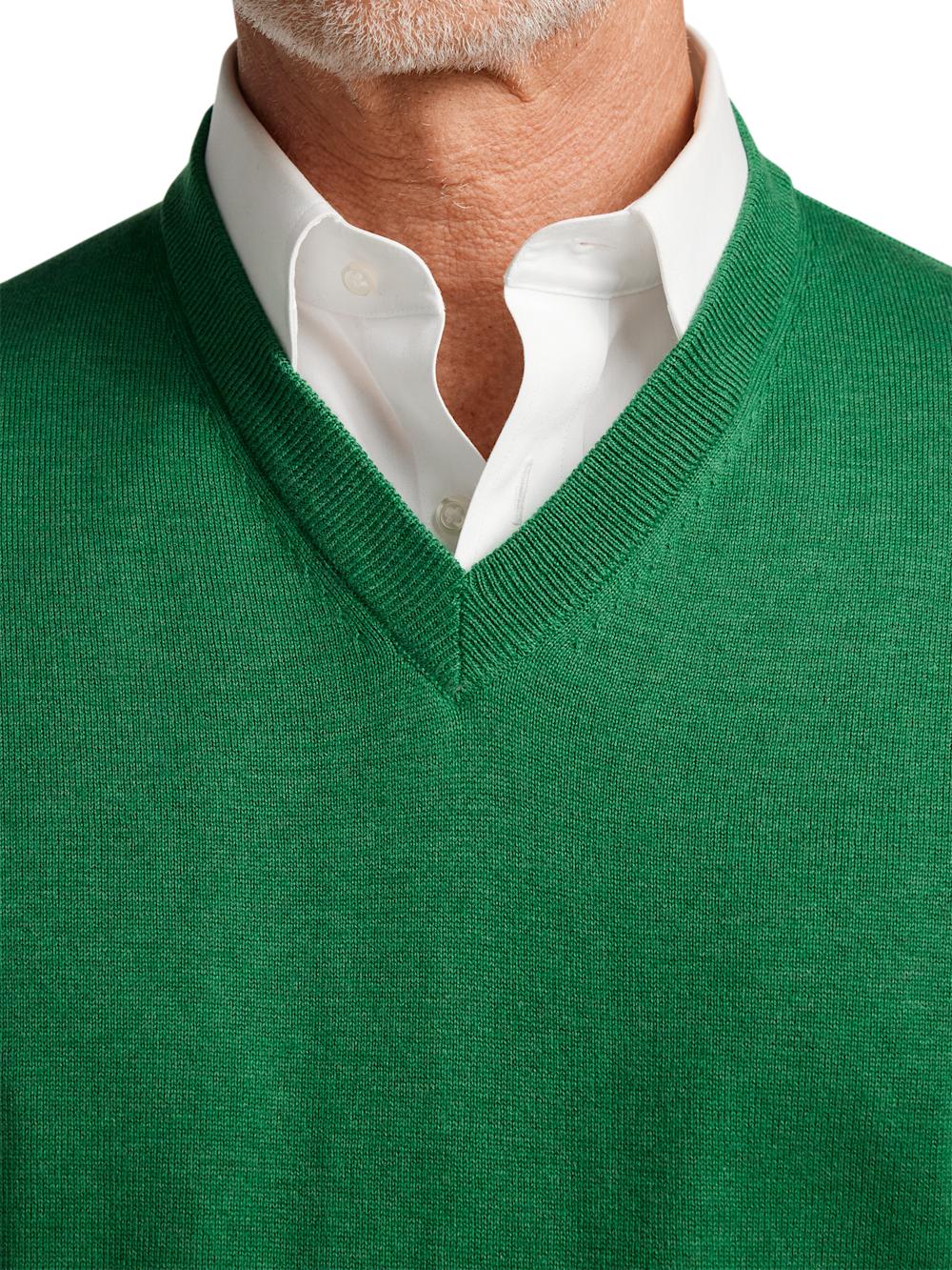 Supima Cotton Vest - Green Product Image