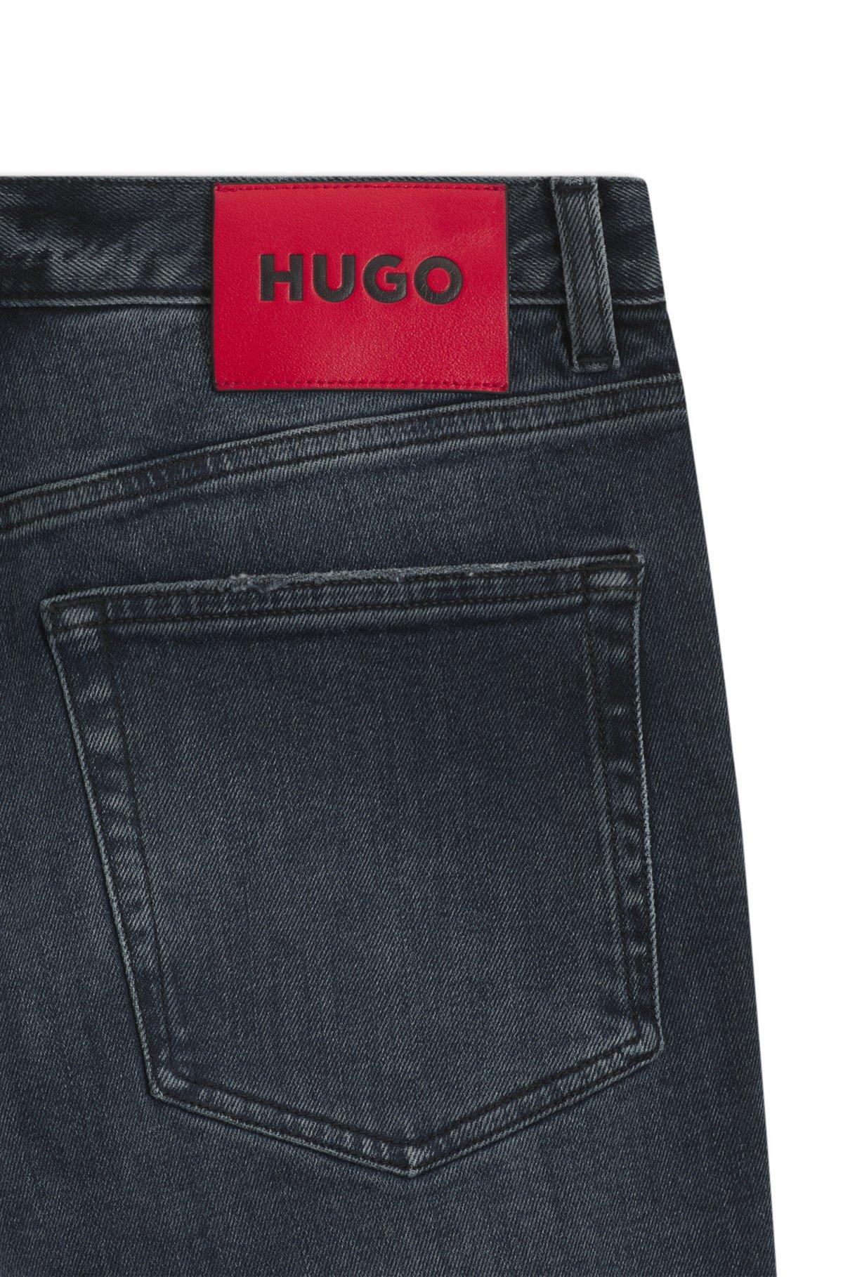 Extra-slim-fit jeans in mid-blue stretch denim Product Image