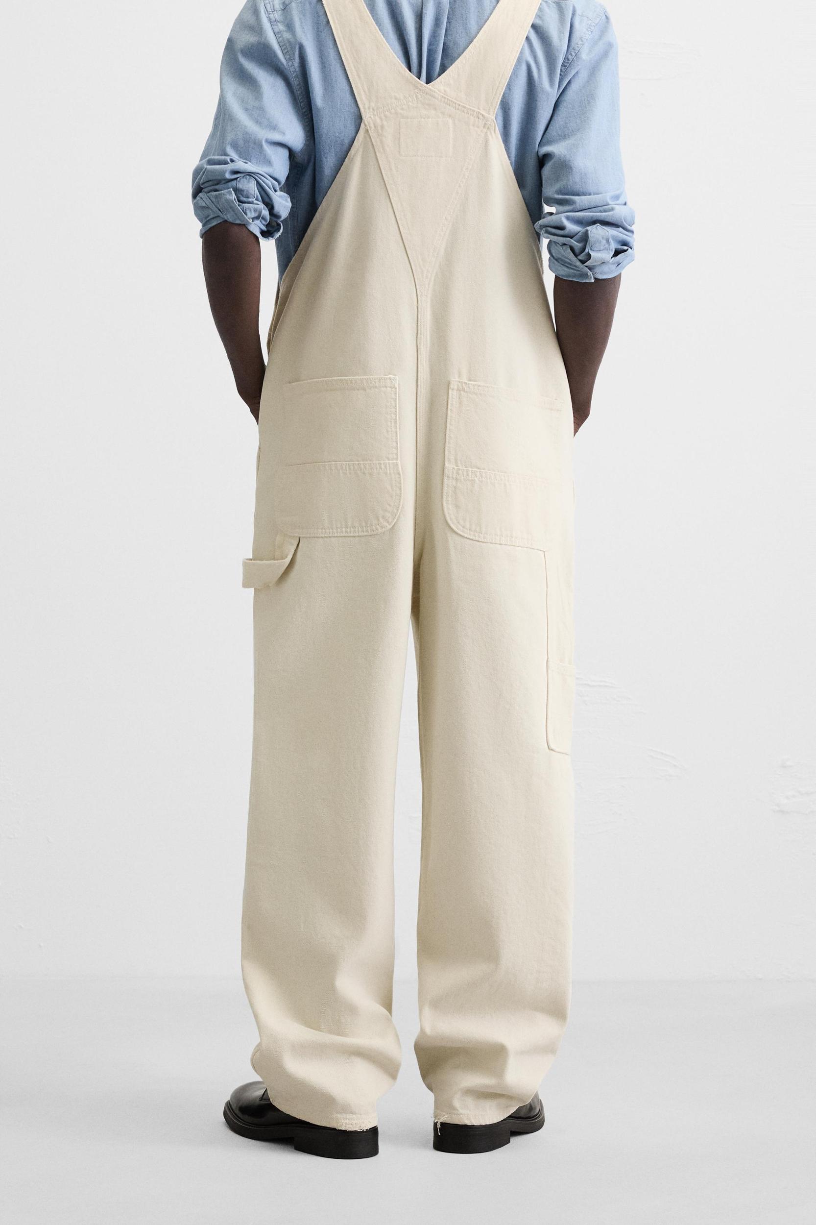 CARPENTER POCKET DENIM OVERALLS Product Image