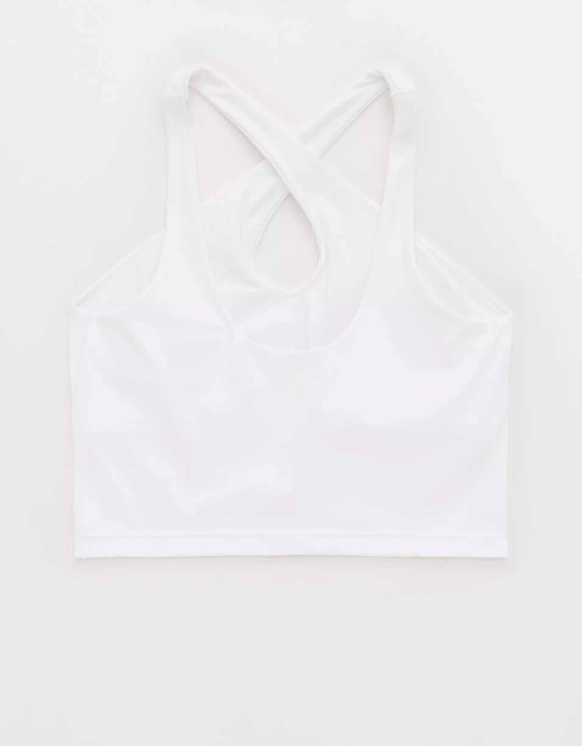 OFFLINE By Aerie Real Me XTRA Criss Cross High Neck Sports Bra Product Image