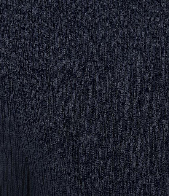 Eileen Fisher Crinkle Texture Plisse Wide Leg Ankle Pants Product Image