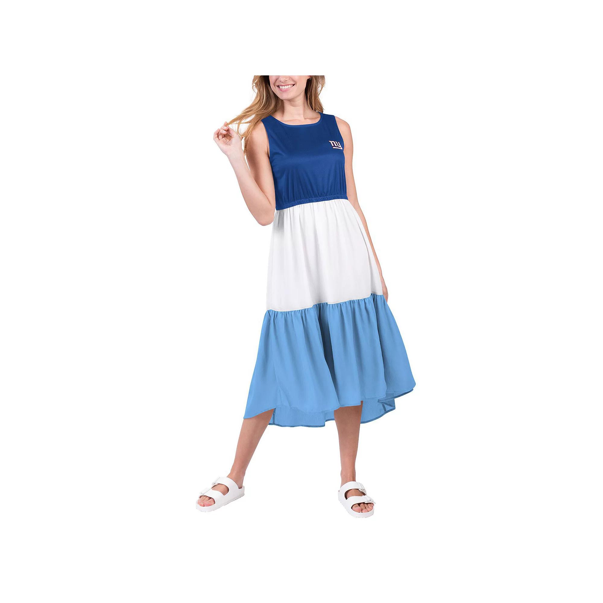 Women's G-III 4Her by Carl Banks Royal/Light Blue Buffalo Bills 12th Inning Colorblock Dress,  Product Image