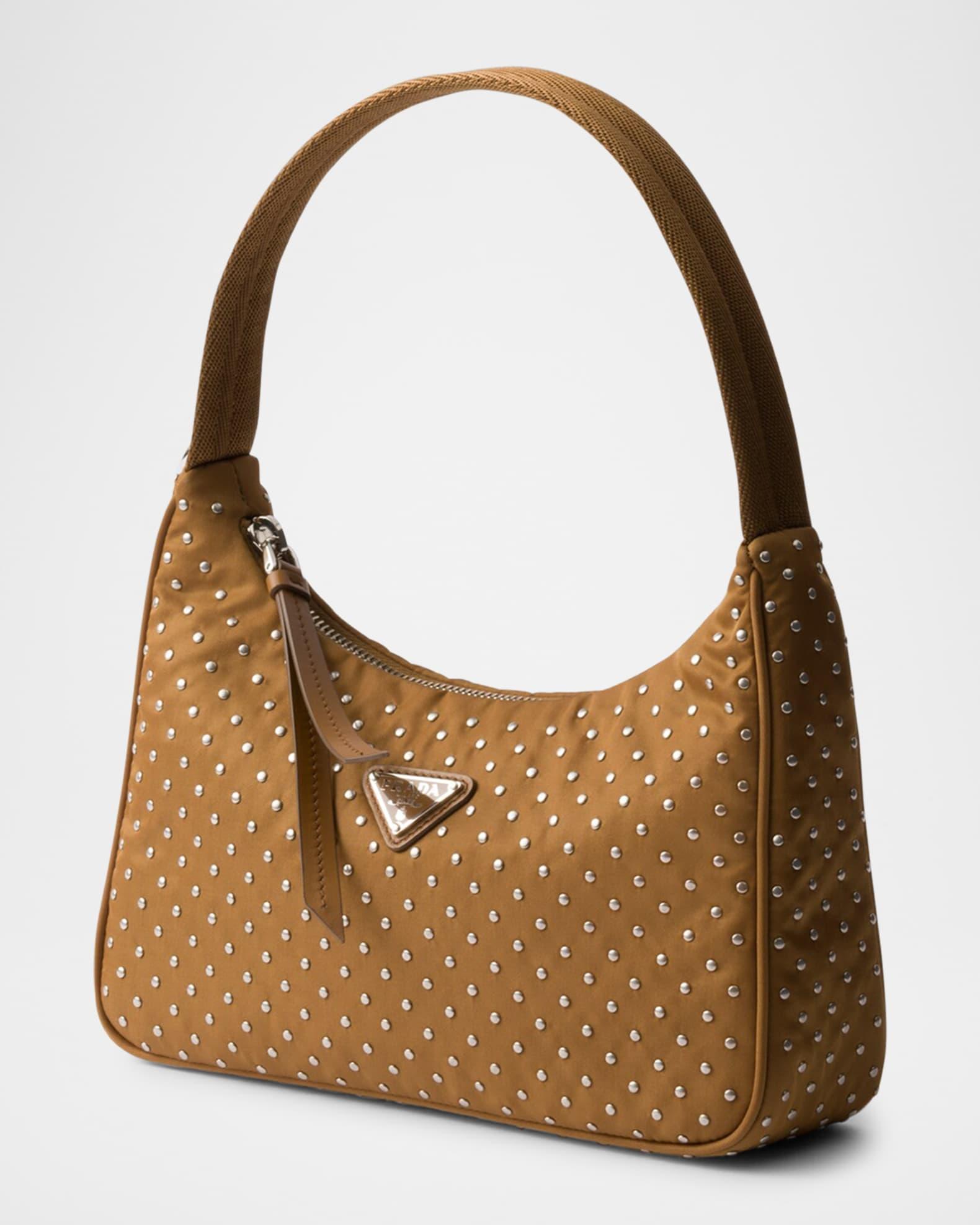 Re-Edition Re-Nylon Studded Mini Hobo Bag Product Image