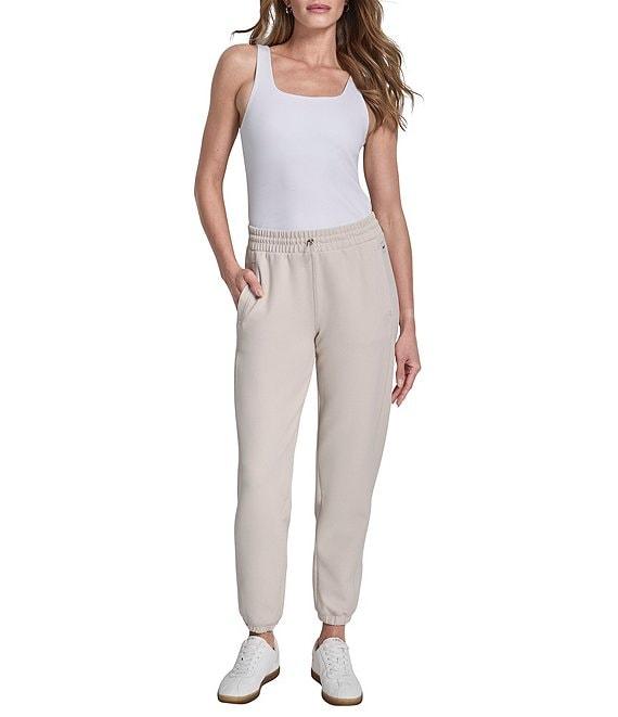 DKNY Sport by Donna Karan Coordinating Highline Ribbed Mid Rise Joggers Product Image