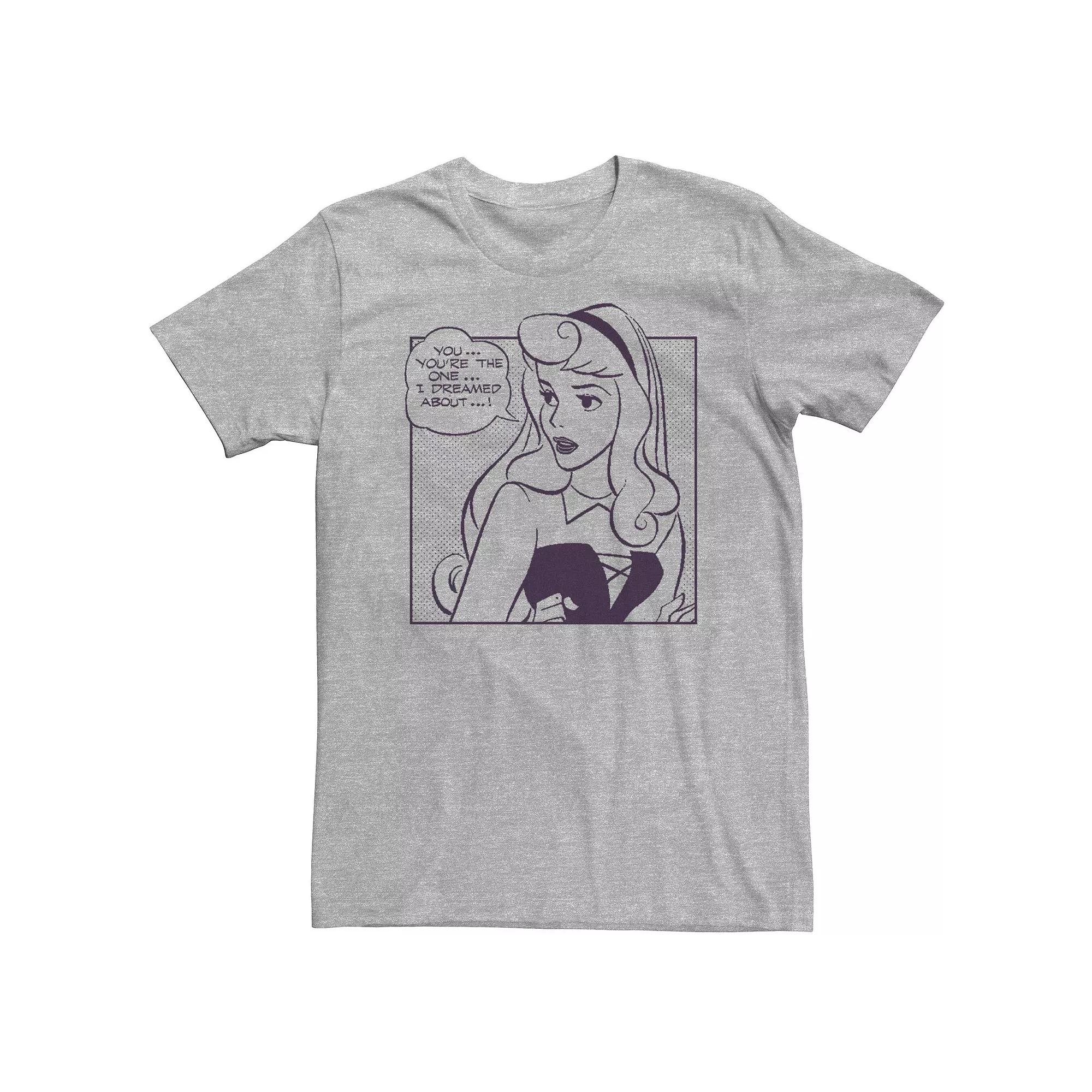 Big & Tall Disney Sleeping Beauty You're The One I Dreamed About Comic Tee, Men's,  Product Image