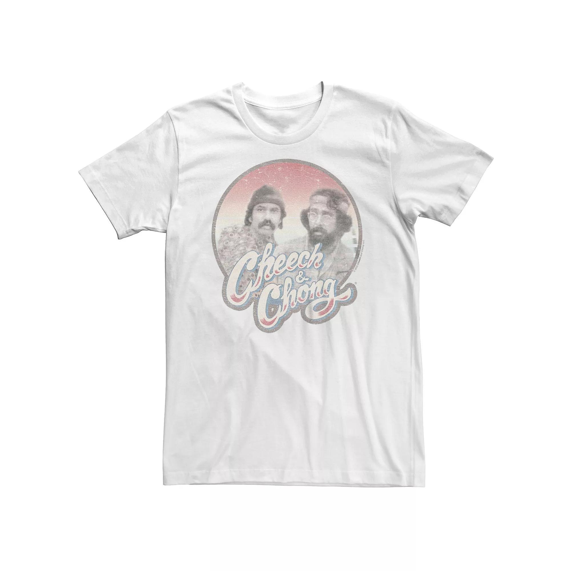 Big & Tall Cheech & Chong Circle Tee, Men's,  Product Image