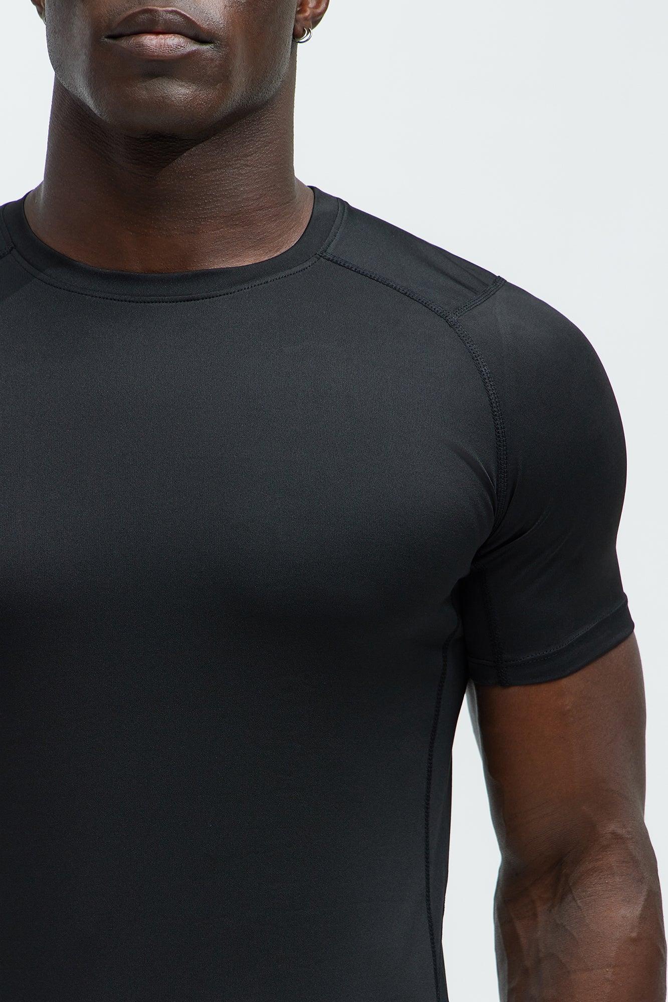 Vital Compression Tee - Black Product Image