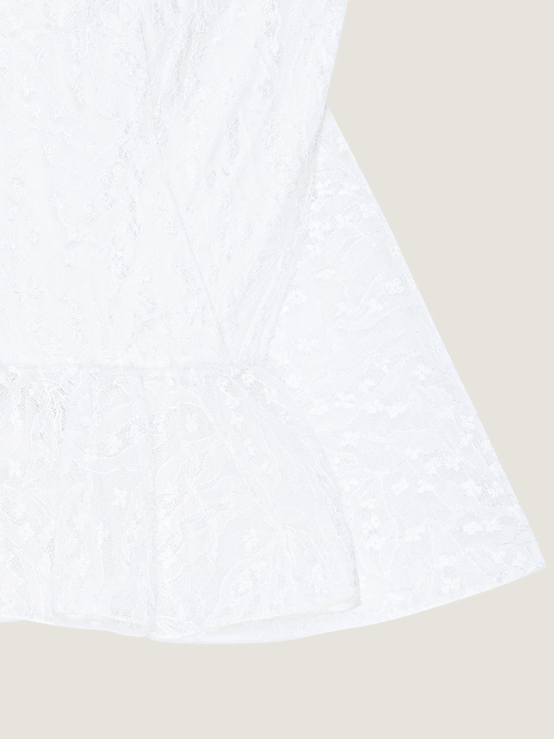 Bustier cape back top in lace Product Image