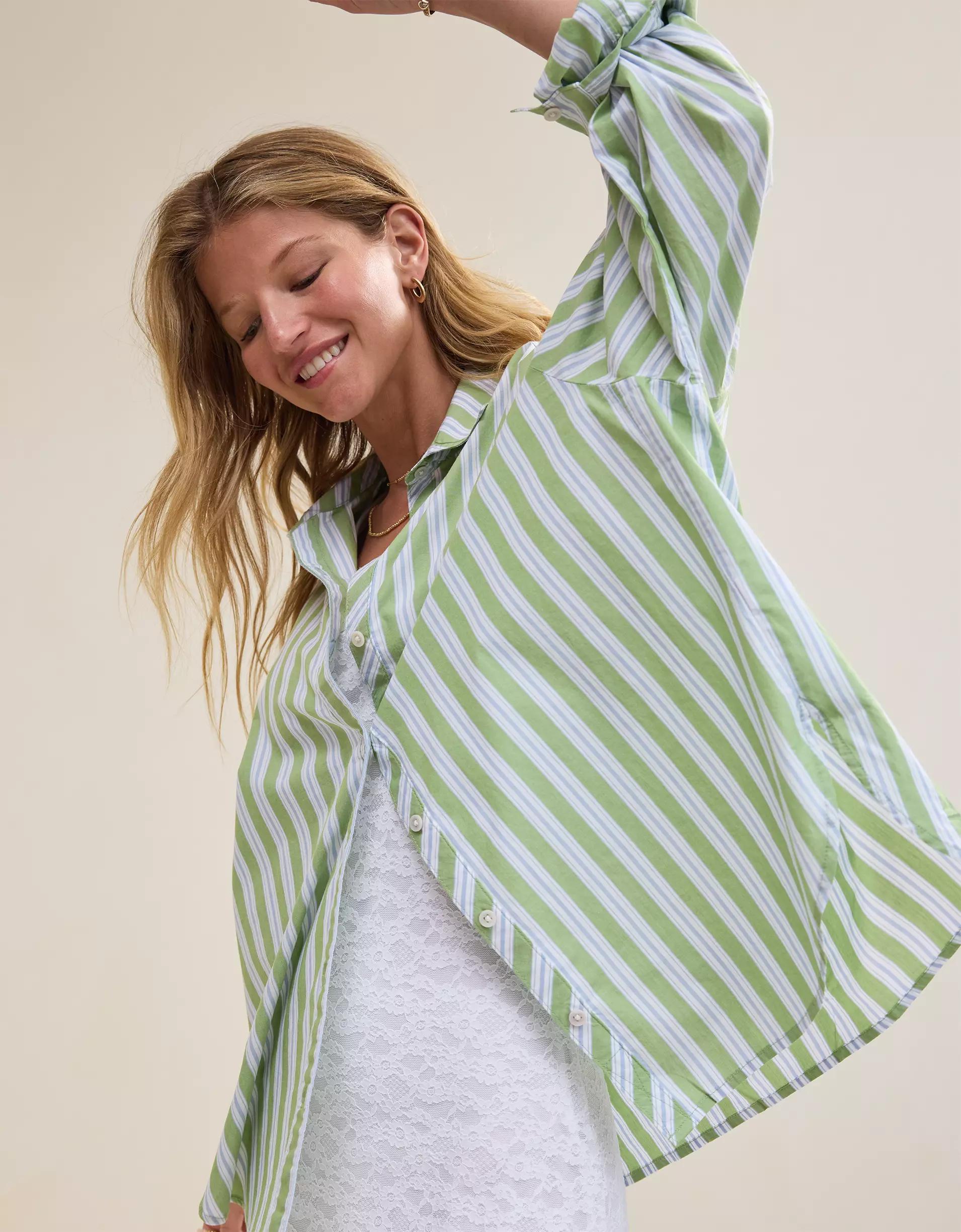 Aerie Good Day Button Down Shirt Women's Product Image