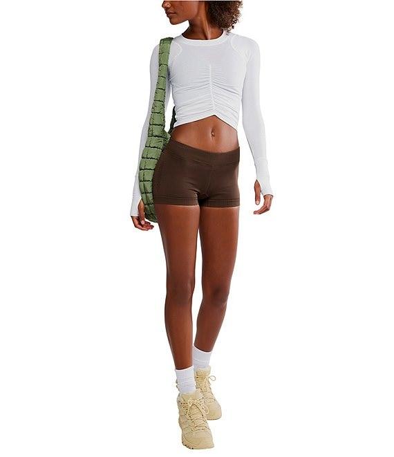 FP Movement Tempo Ruched Crew Neck Long Sleeve Top Product Image