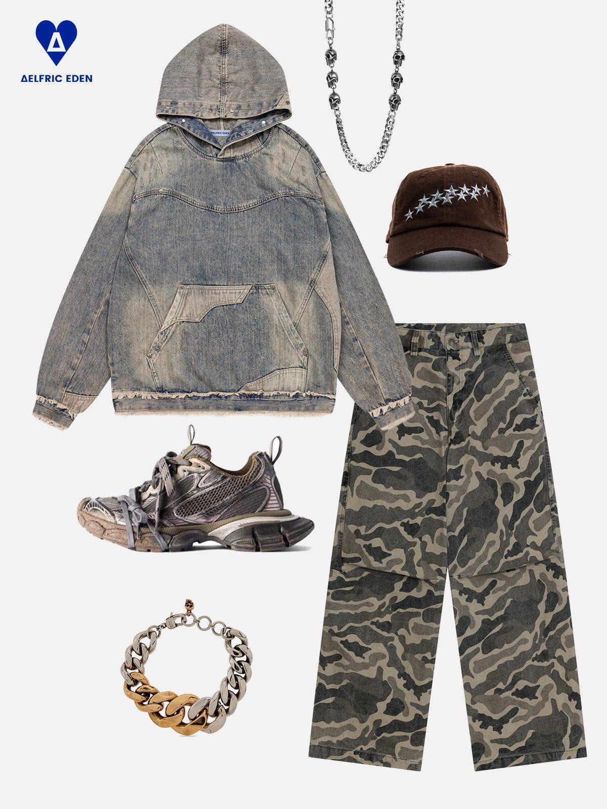 Aelfric Eden Mud Dyeing Washed Hoodie Product Image