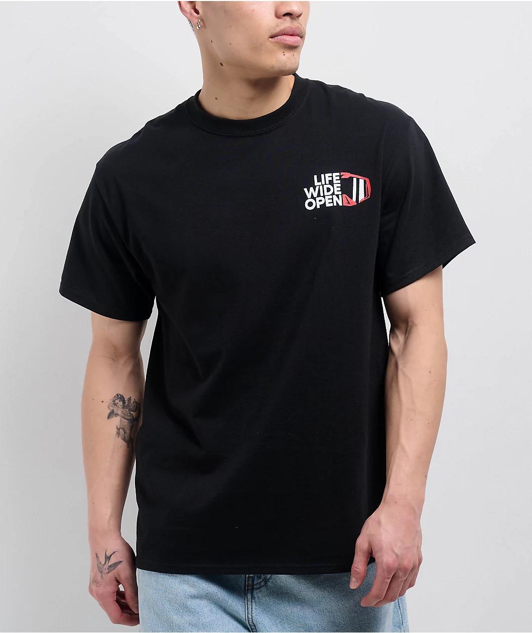 CboysTV Dirtbike X-Ray Black T-Shirt Product Image