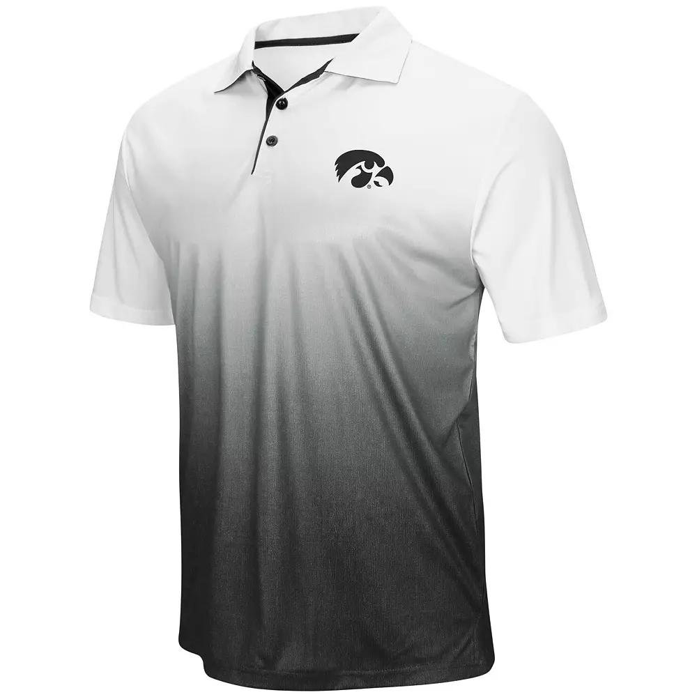 Mens Colosseum Heathered Gray Iowa Hawkeyes Magic Team Logo Polo Product Image