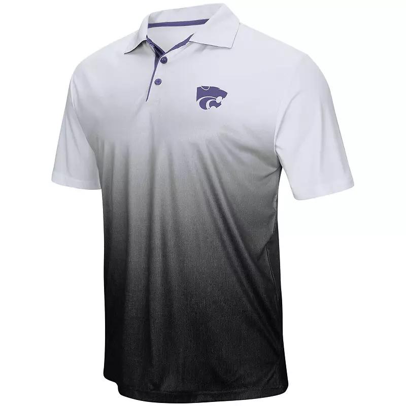 Men's Colosseum Gray Kansas State Wildcats Magic Team Logo Polo,  Product Image