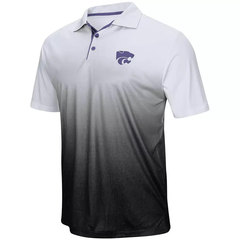 Men's Colosseum Gray Kansas State Wildcats Magic Team Logo Polo,  Product Image
