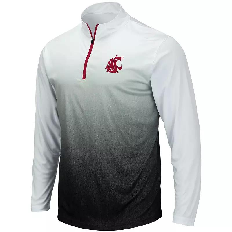 Men's Colosseum Gray Texas A&M Aggies Magic Team Logo Quarter-Zip Jacket,  Product Image