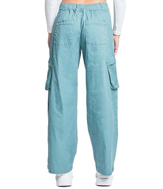 YMI Jeanswear High Rise Relaxed Straight Leg Cargo Pants Product Image