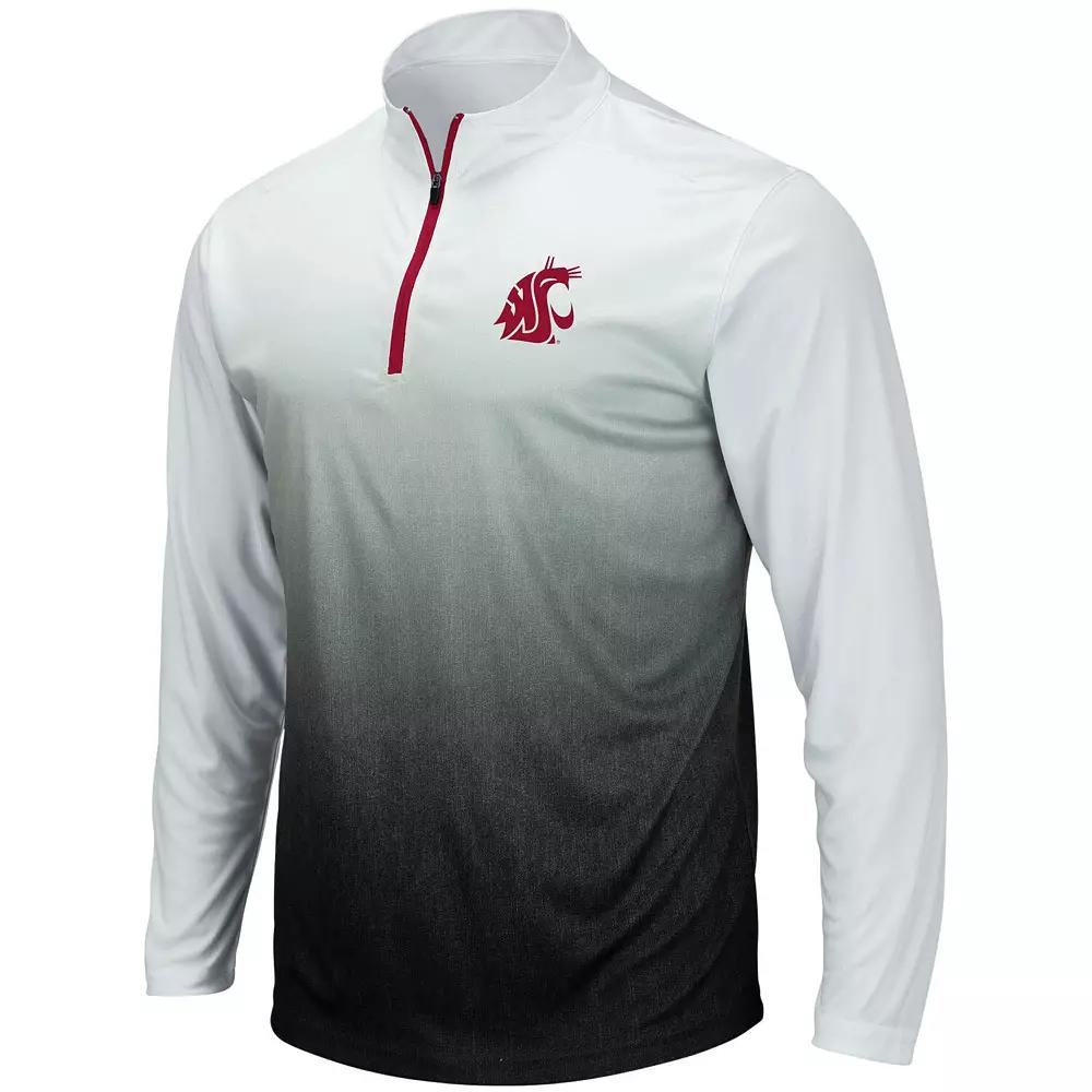 Men's Colosseum Gray Texas A&M Aggies Magic Team Logo Quarter-Zip Jacket,  Product Image