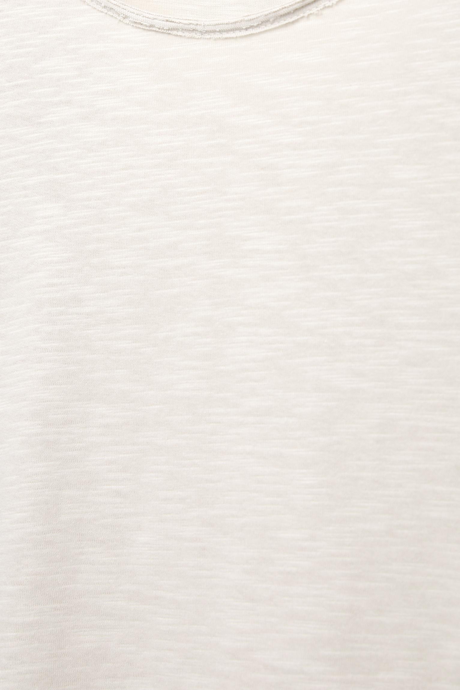 T-shirt with unfinished trims Product Image