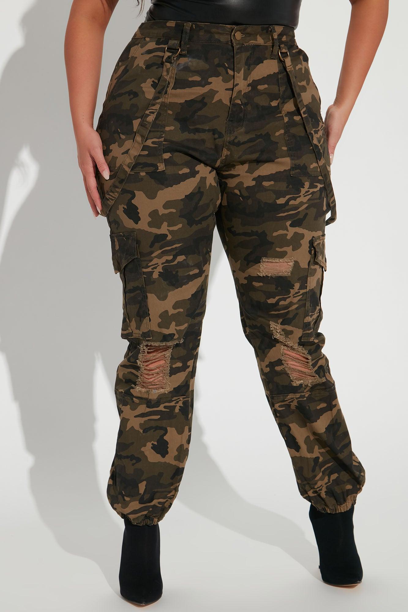 Get On My Level Cargo Pants - Camouflage Product Image