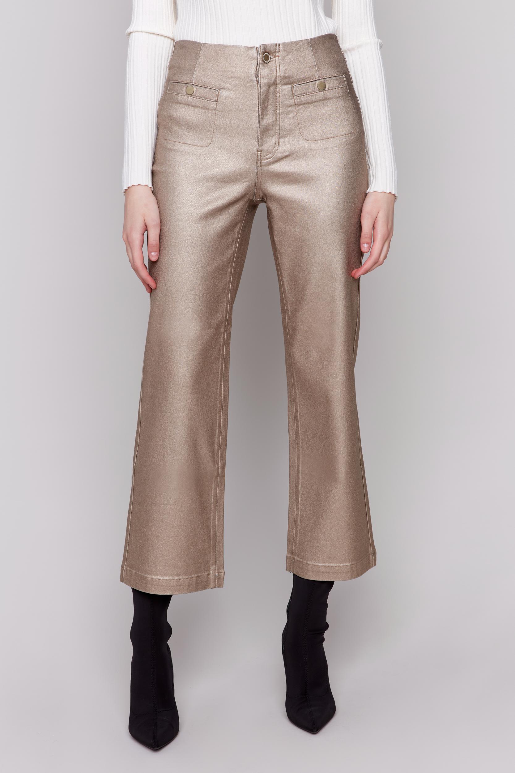 Shimmery Twill Pull-On Pant Product Image