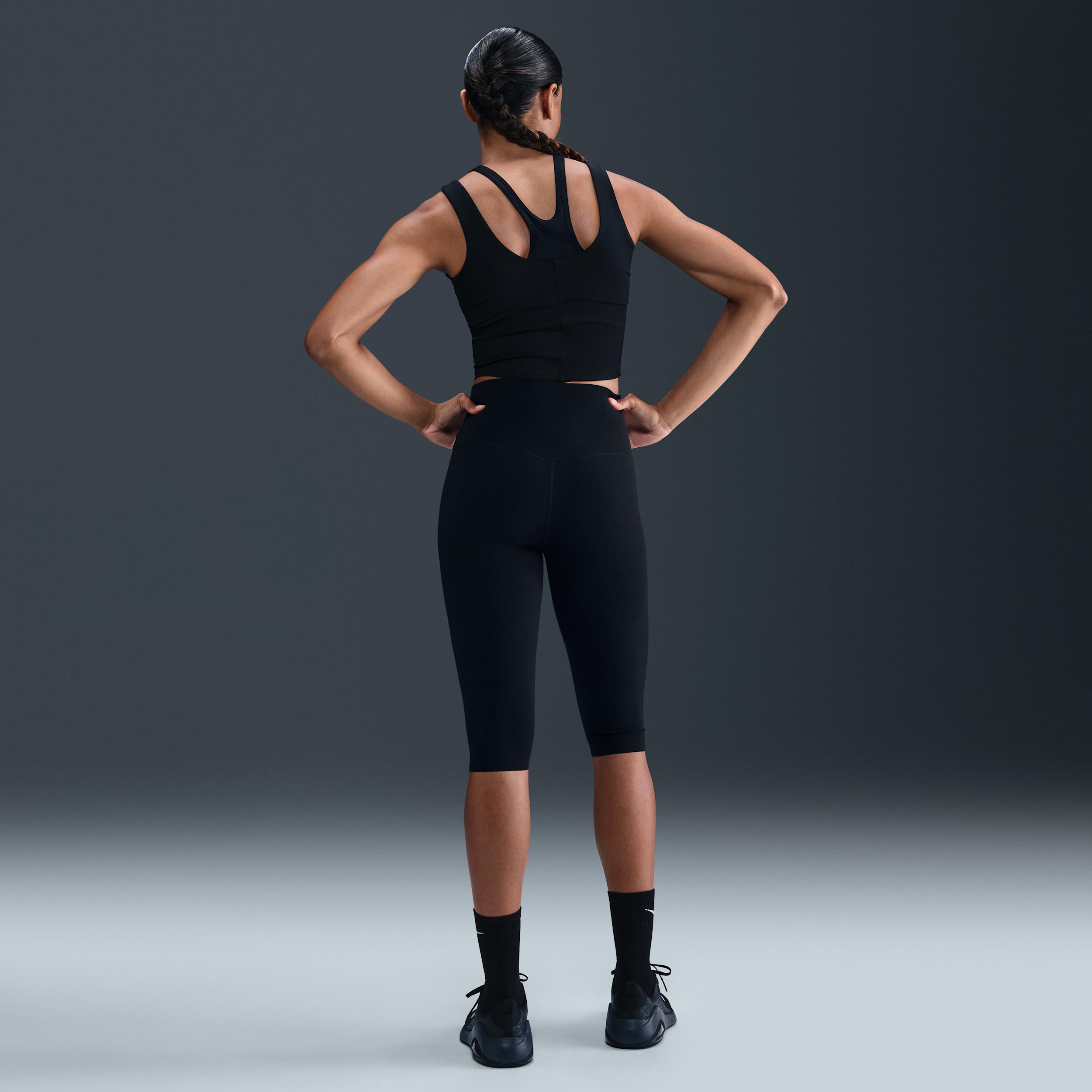 Nike Womens Zenvy High-Waisted Capri Leggings | IH1932-652 Product Image