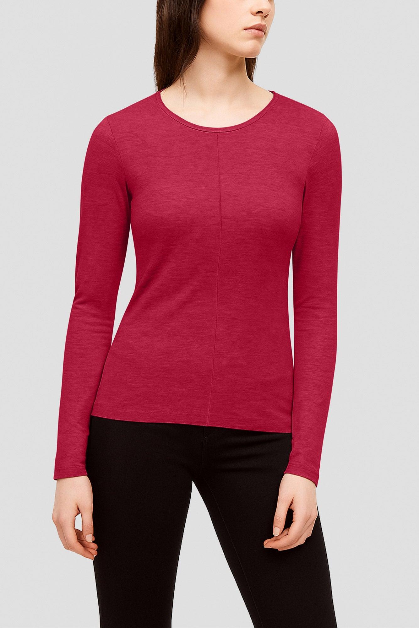 Women's Labs 3D Print-Knit Long Sleeve - Crimson Product Image