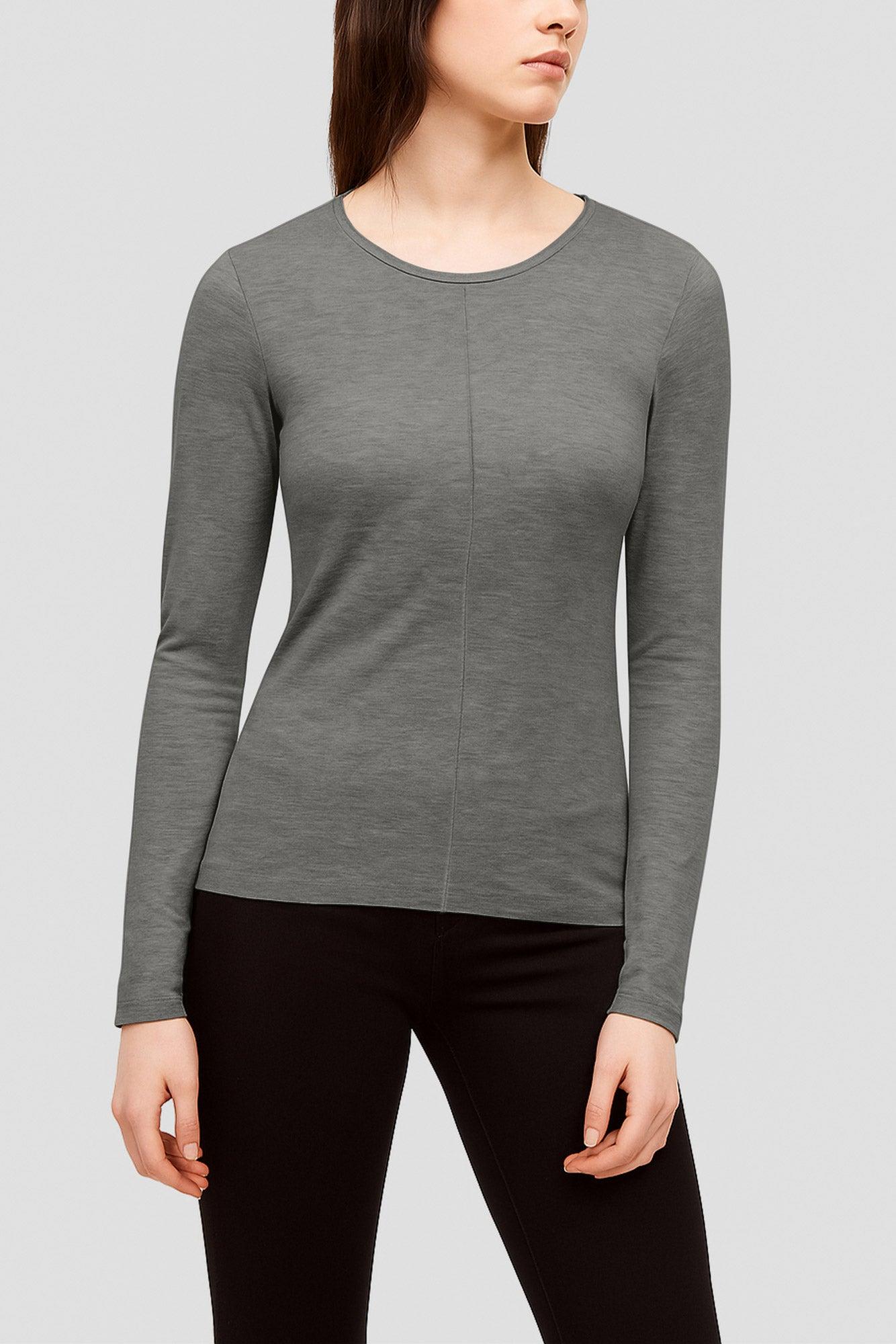 Women's Labs 3D Print-Knit Long Sleeve - Charcoal Product Image