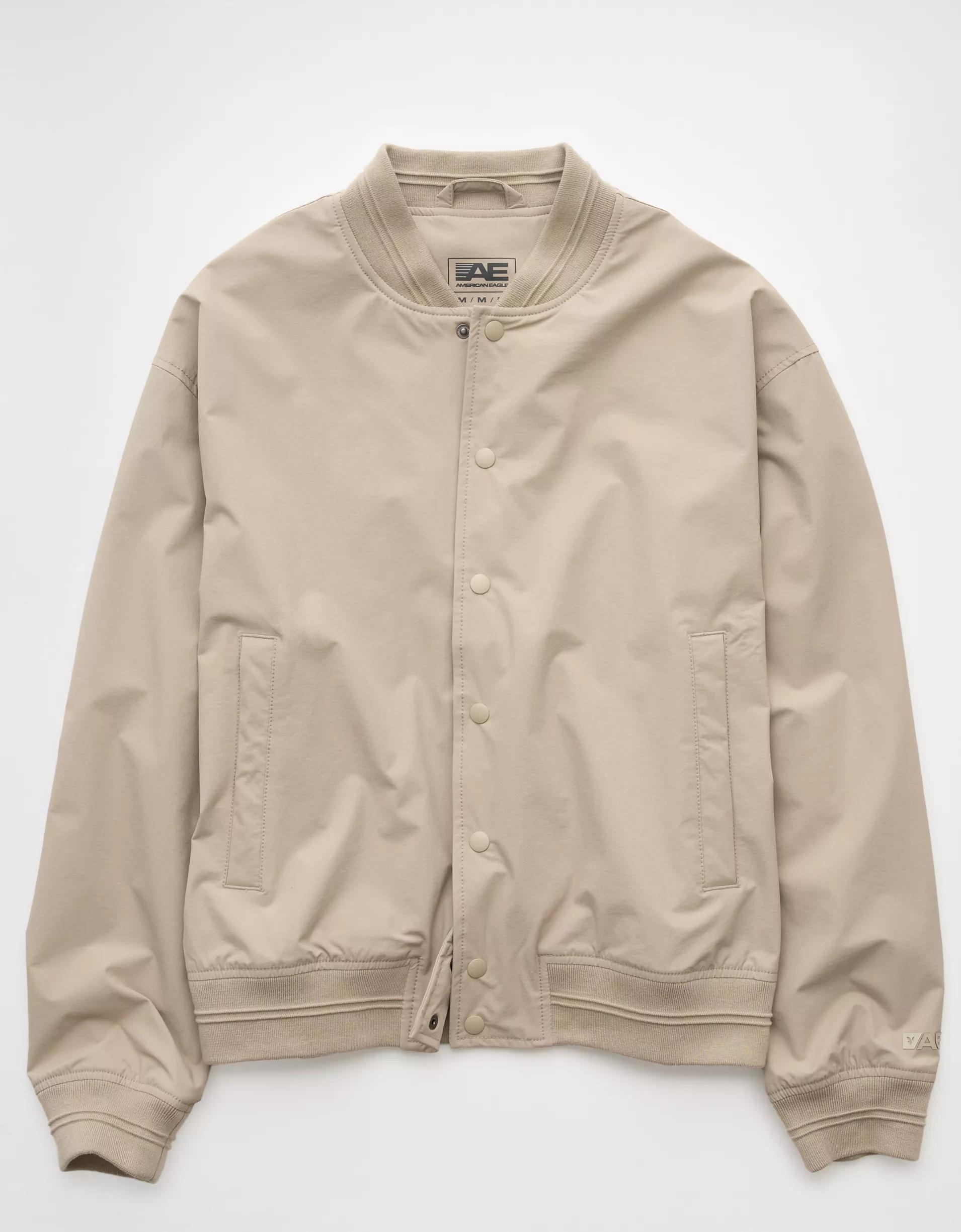 AE 24/7 Varsity Bomber Jacket Product Image