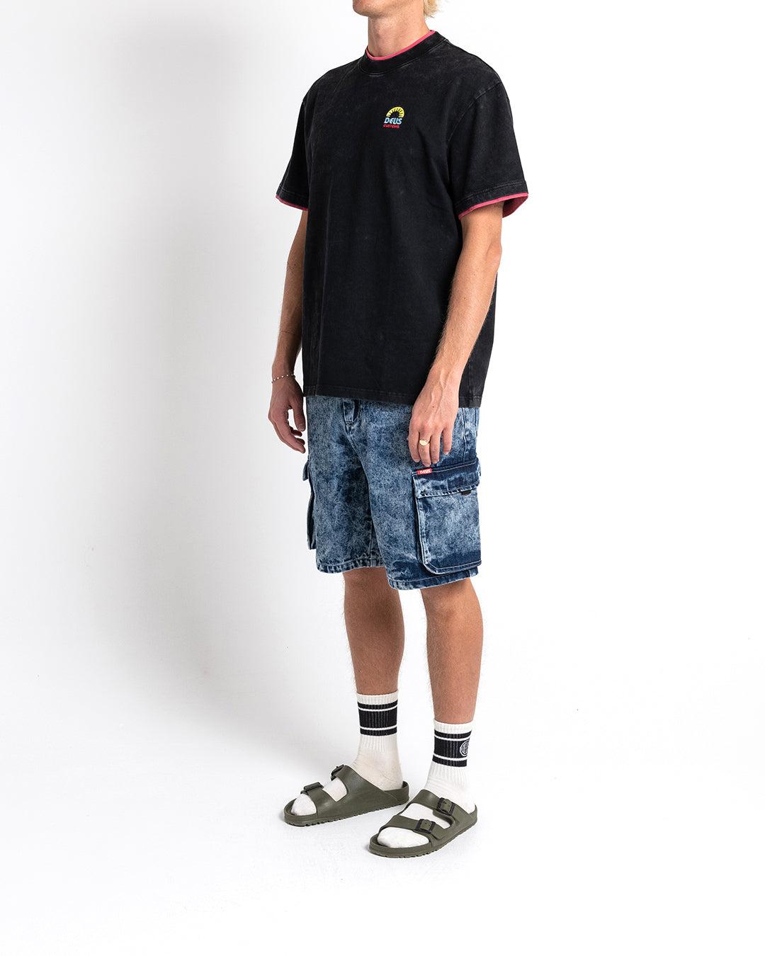 Burly Cargo Short - Mid Indigo Product Image