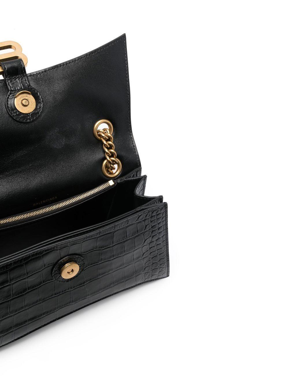 small Crush crocodile-embossed shoulder bag Product Image